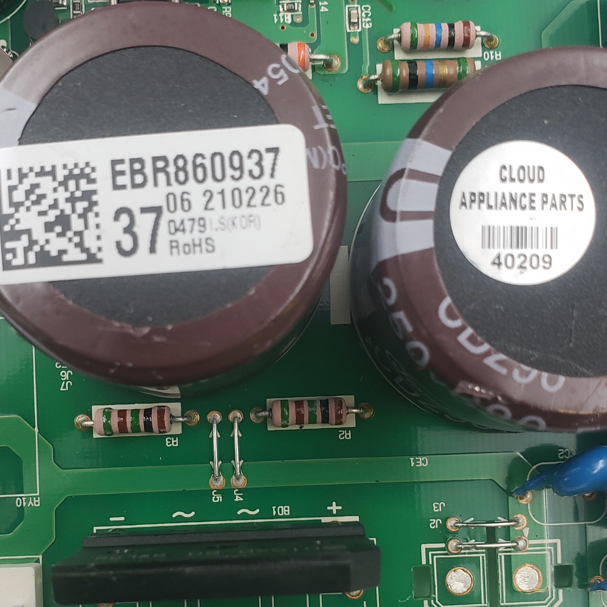 LG Genuine Fridge Control Board EBR86093737 Same Day Shipping & 60 Days Warranty