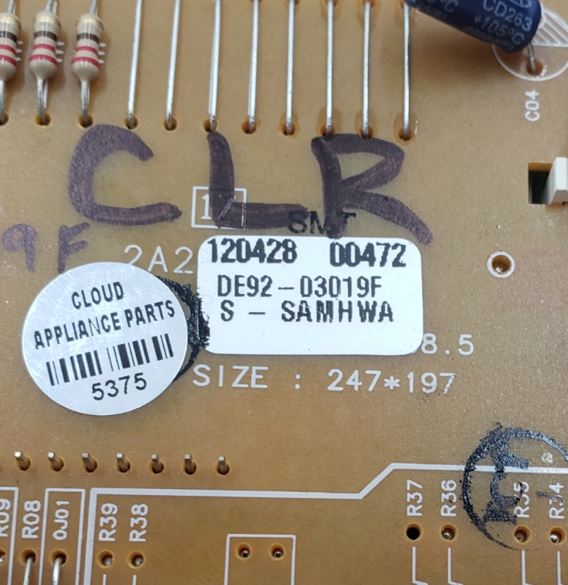 Genuine Samsung Oven Control Board DE92-03019F Same Day Ship & *60 Days Warranty