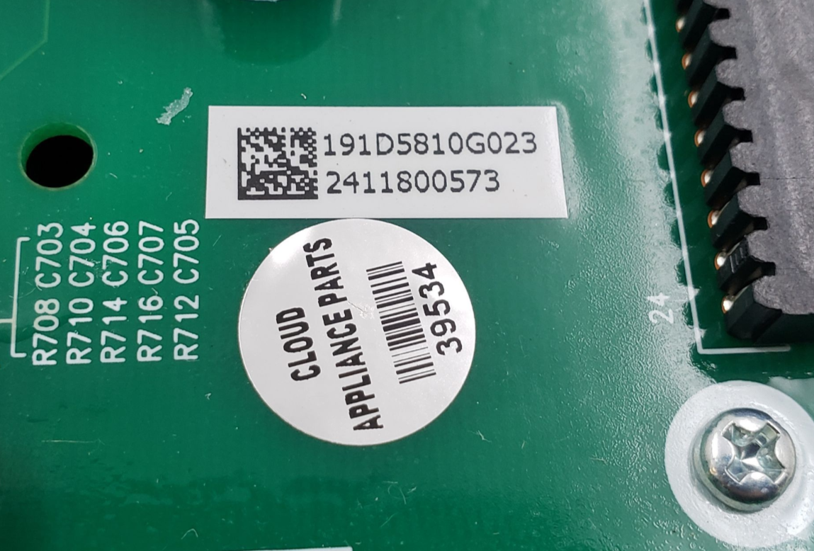 Genuine GE Range Control Board 191D5810G023 Same Day Shipping & 60 Days Warranty