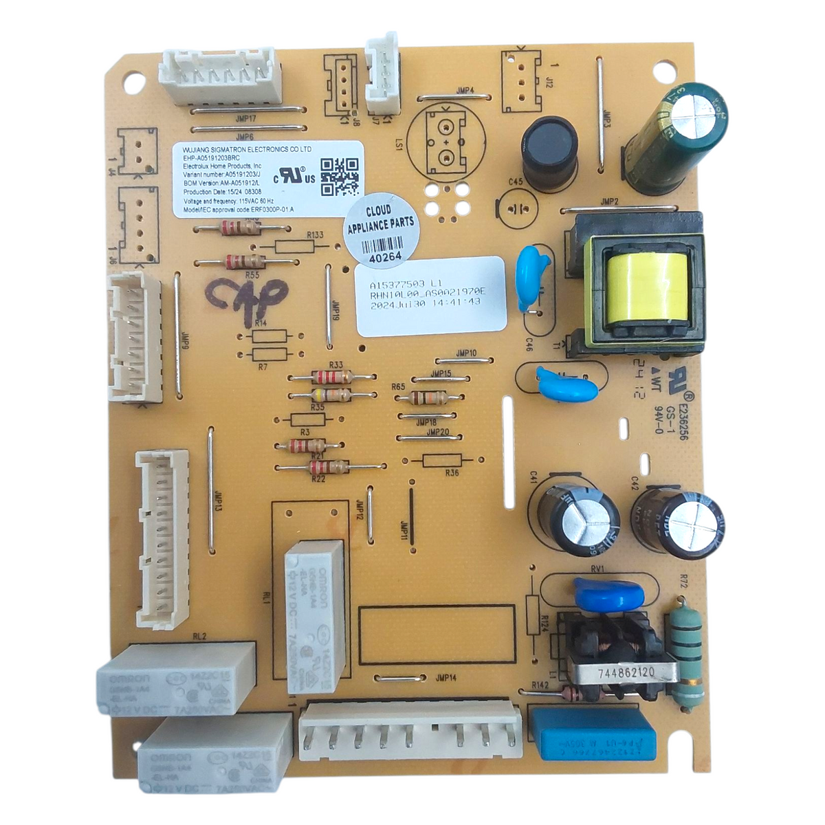 Frigidaire OEM Fridge Control Board A15377503 *Same Day Ship & 60 Days Warranty*