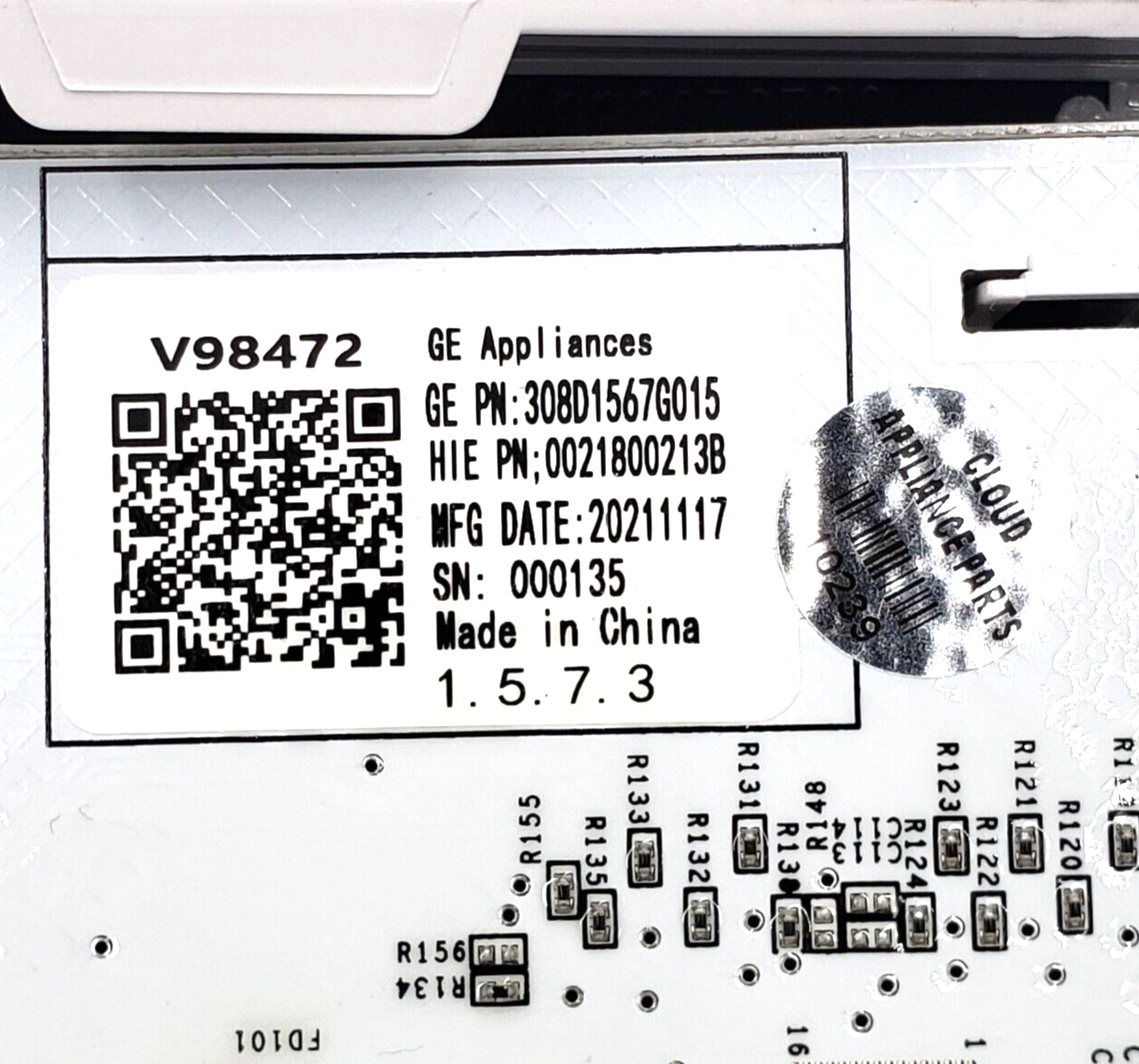 Genuine GE Washer Control Panel 308D1567G015  Same Day Ship & 60 Days Warranty**