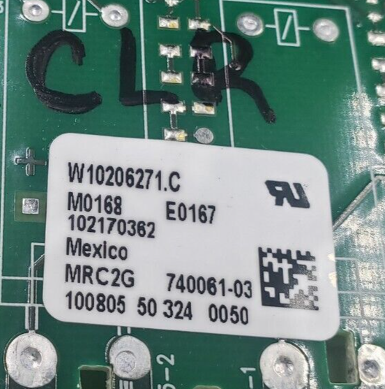 Genuine Whirlpool Oven Control Board W10206271 Same Day Ship & *60 Days Warranty