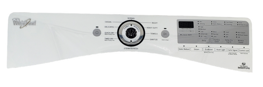 Genuine Whirlpool Dryer Control Panel W10825131 Same Day Ship & 60 Days Warranty