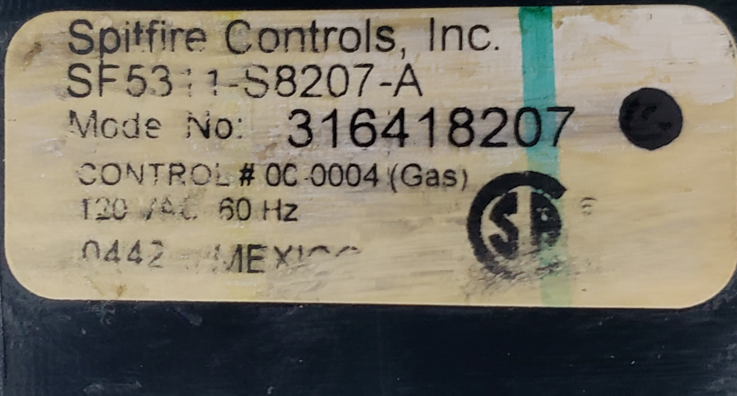Genuine Frigidaire Range Control 316418207 Same Day Shipping & 60 Days Warranty.