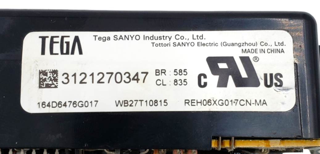 Genuine GE Range Control Board 164D6476G017 Same Day Shipping & 60 Days Warranty