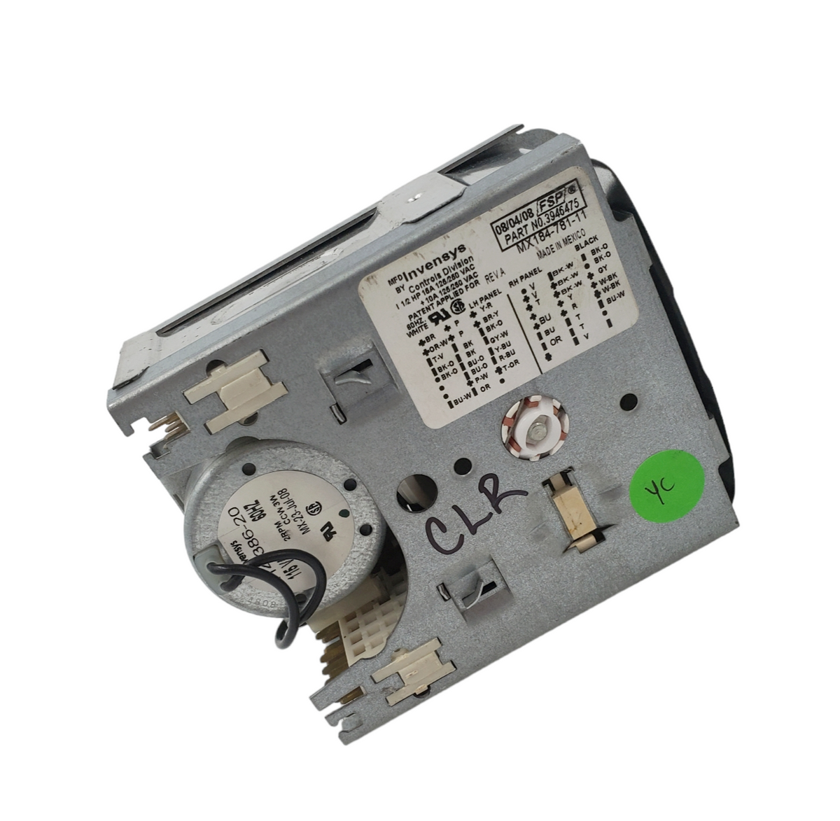 OEM Whirlpool Washer Timer Assembly 3946475 Same Day Shipping & 60 Days Warranty