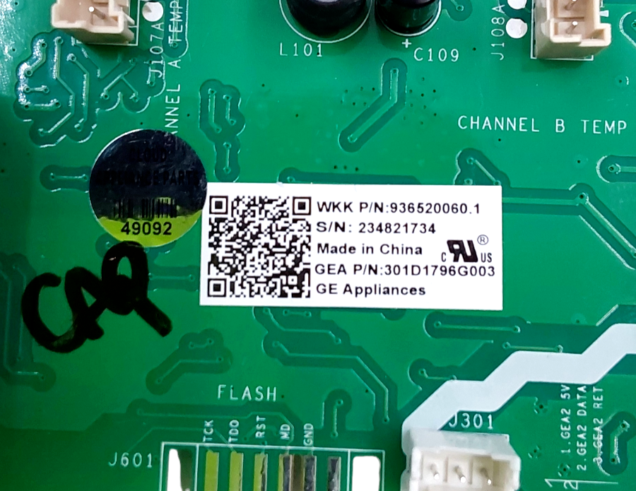 New Café Range Control Board 301D1796G003 *Same Day Shipping & 60 Days Warranty*