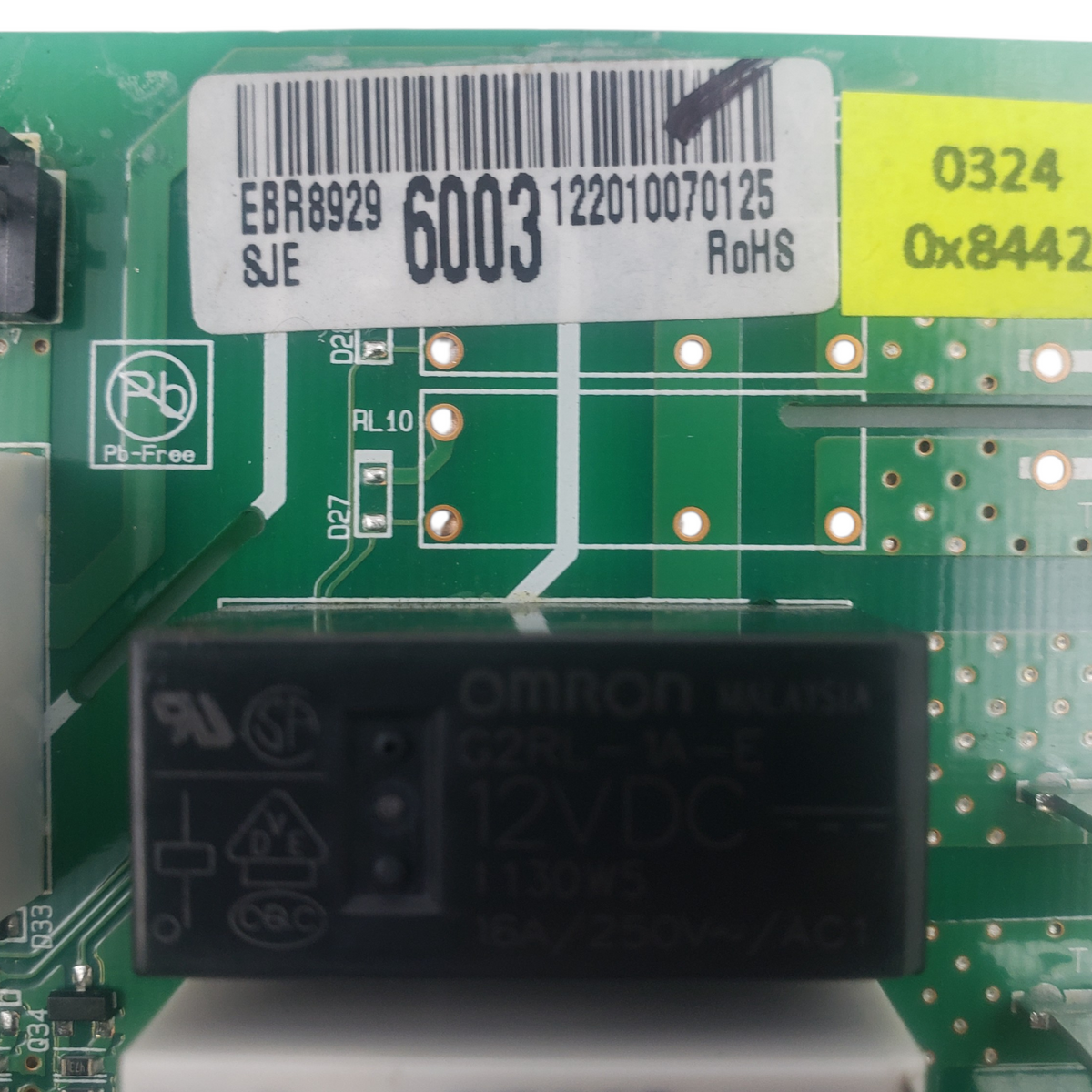 LG Genuine Range Control Board EBR89296003 Same Day Shipping & 60 Days Warranty*