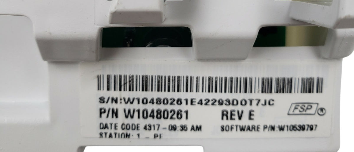 Whirlpool OEM Washer Control Board W10480261 **Same Day Ship & 60 Days Warranty*