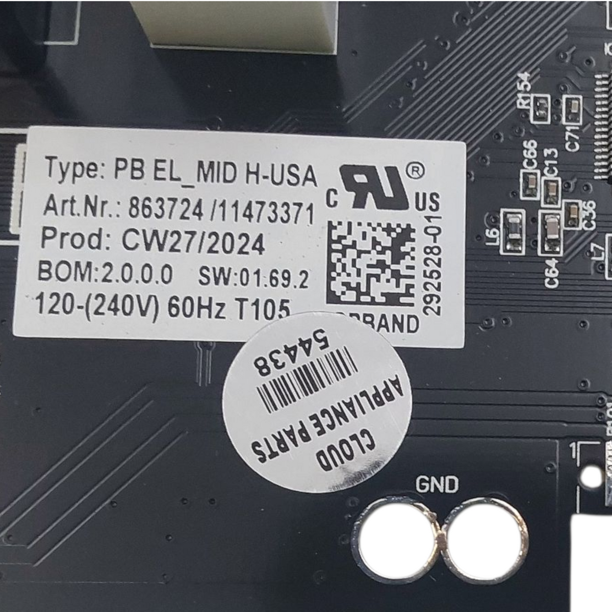 Hisense Genuine Range Control Board 11473371 **Same Day Ship & 60 Days Warranty*