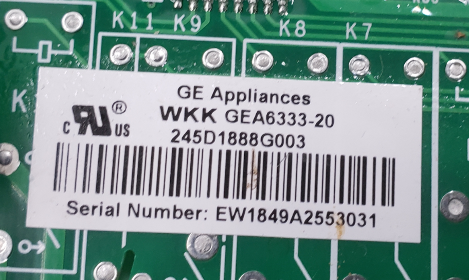 Genuine GE Refrigerator Board 245D1888G003 *Same Day Shipping & 60 Days Warranty