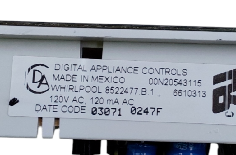Genuine Whirlpool Oven Control Board 8522477 Same Day Shipping &60 Days Warranty