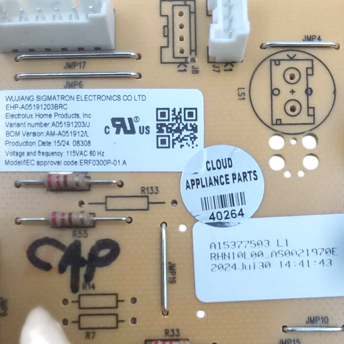 Frigidaire OEM Fridge Control Board A15377503 *Same Day Ship & 60 Days Warranty*