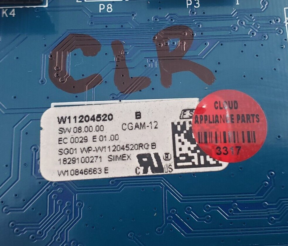 Genuine Whirlpool Oven Control Board W11204520 Same Day Ship & *60 Days Warranty