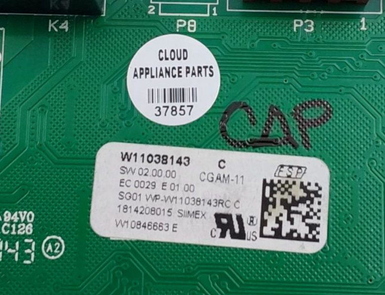 Genuine Whirlpool Oven Control Board W11038143 *Same Day Ship & 60 Days Warranty
