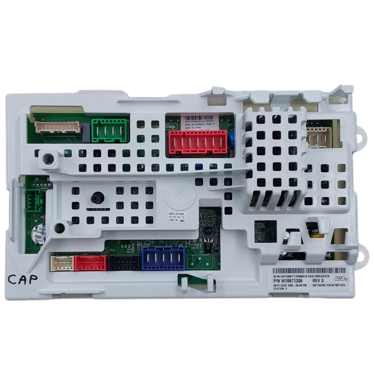 Whirlpool Genuine Washer Control Board W10671339 Same Day Ship &60 Days Warranty