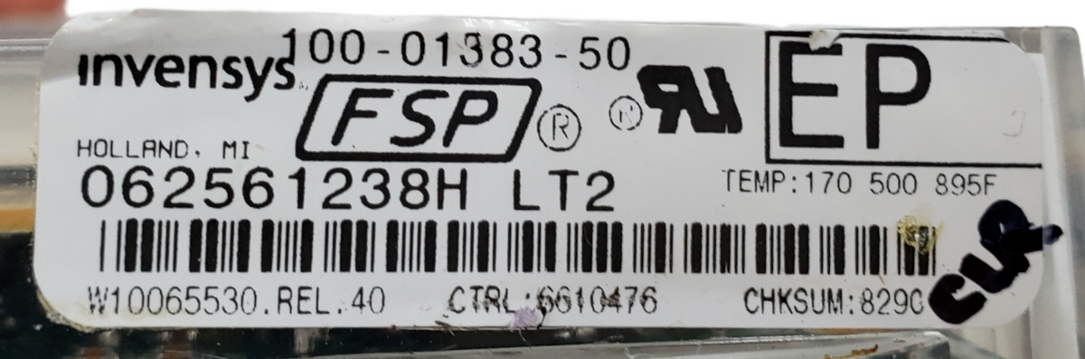 Genuine Whirlpool Range Control Board 6610476 *Same Day Ship & 60 Days Warranty*