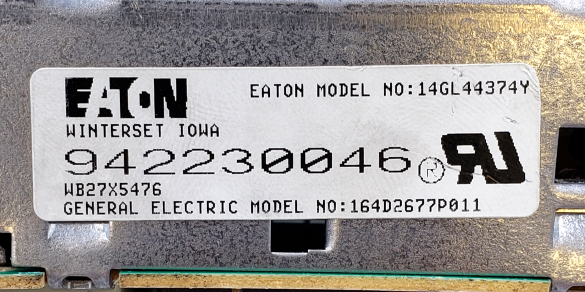 Genuine GE Range Control Board 164D2677P011 Same Day Shipping & 60 Days Warranty