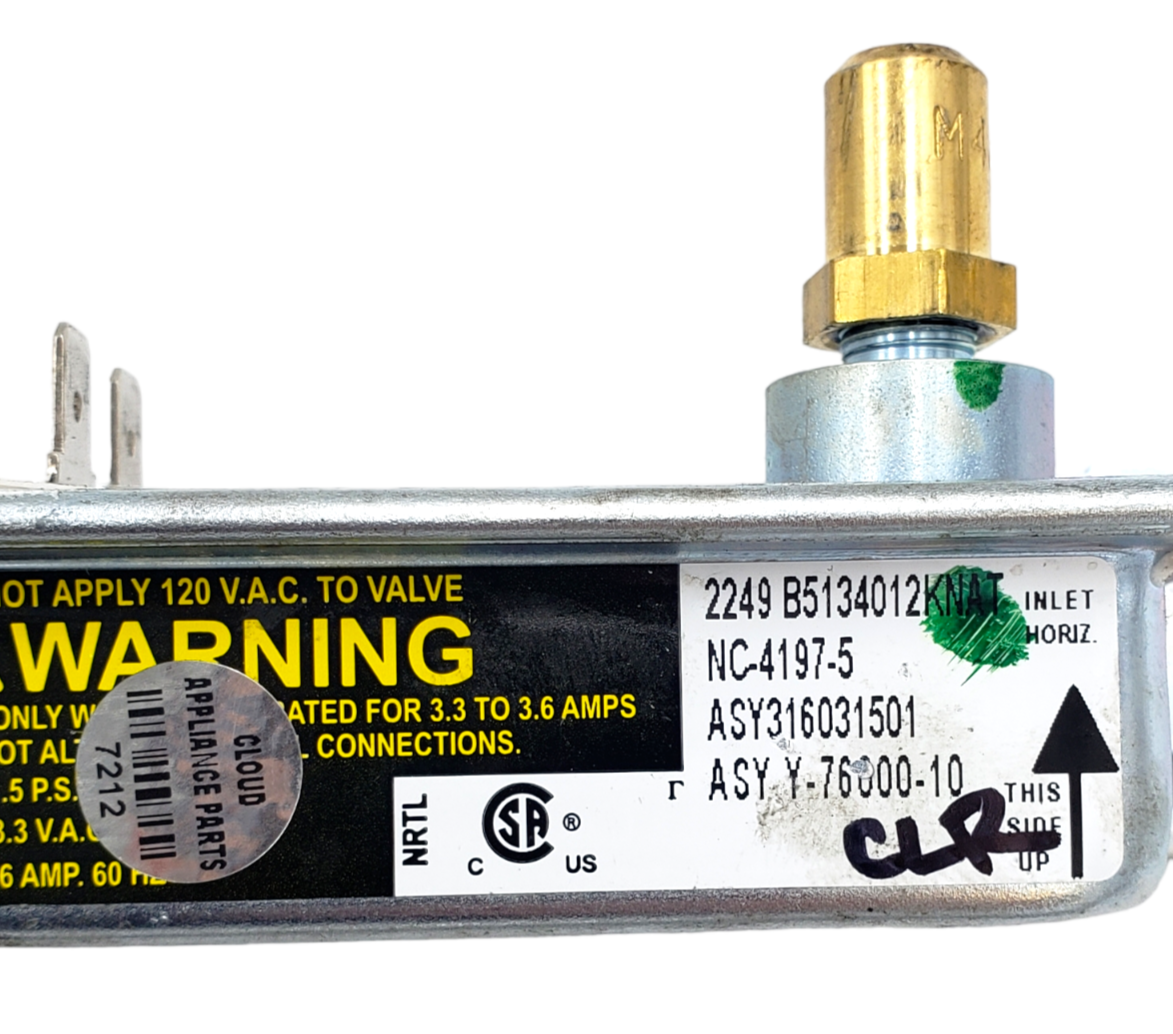 New Frigidaire Oven Safety Valve 316031501 Same Day Shipping & 60 Days Warranty*