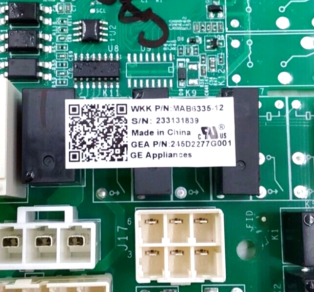 New GE Refrigerator  Control Board 245D2277G001 Same Day Ship & 60 Days Warranty