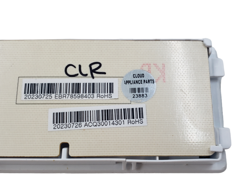 New LG Refrigerator Control Panel EBR78598403 Same Day Ship & 60 Days Warranty**