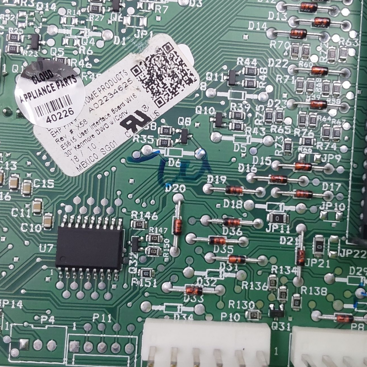 Frigidaire OMG Range Control Board A02234625  *Same Day Ship & 60 Days Warranty*