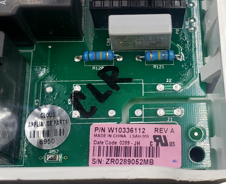 Genuine Whirlpool Dryer Control Board W10336112 Same Day Ship & 60 Days Warranty
