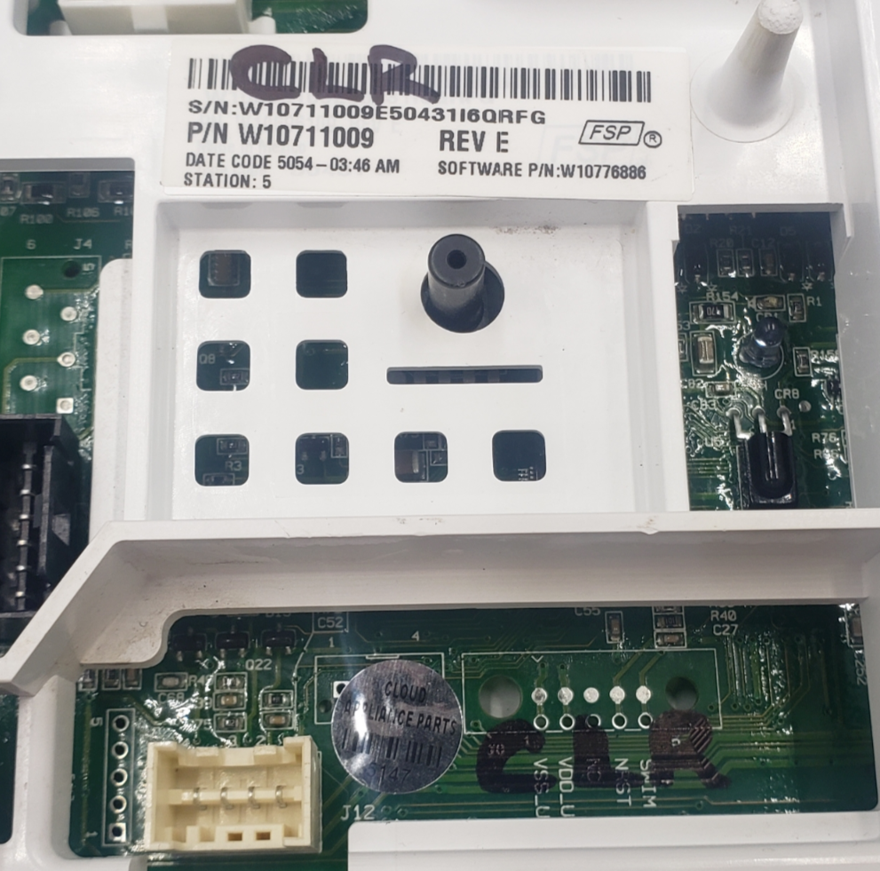 Genuine Whirlpool Washer Control W10711009 Same Day Shipping & *60 Days Warranty