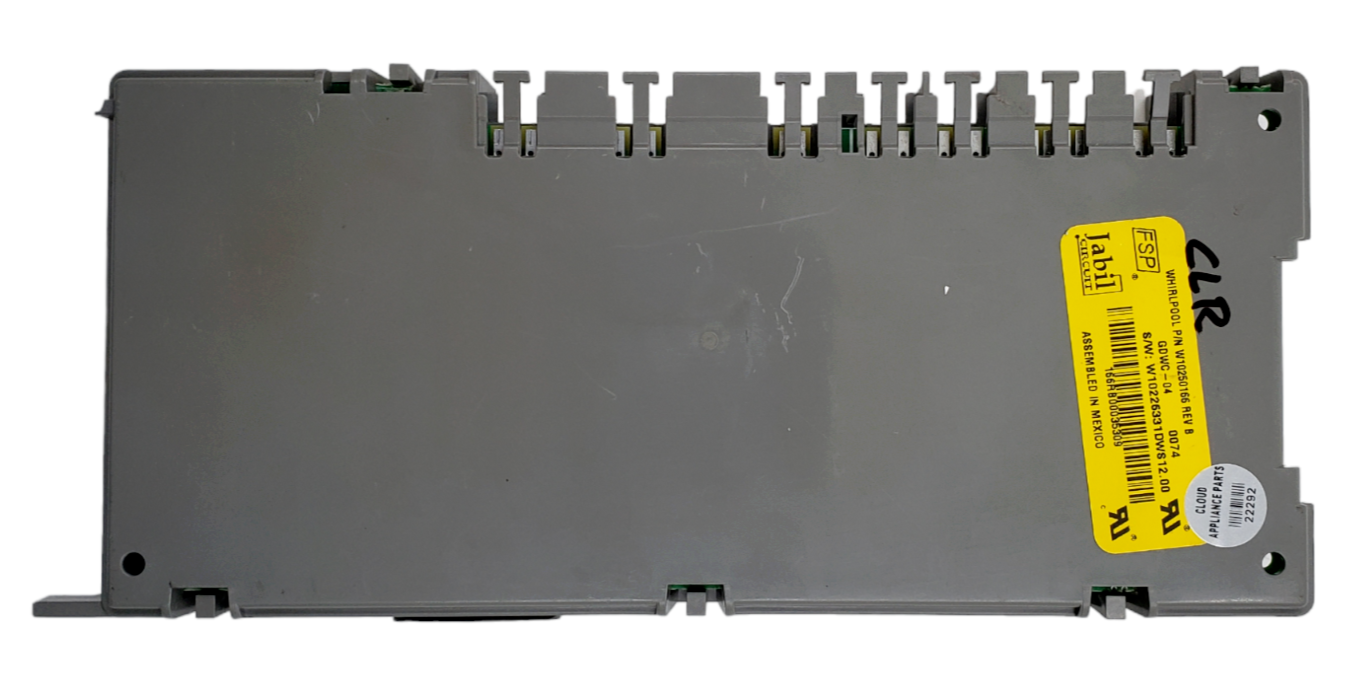Genuine Whirlpool Dishwasher C. Board W10250166 Same Day Ship & 60 Days Warranty