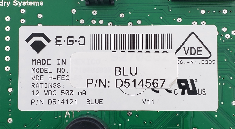 Speedqueen OEM Washer/Dryer Cntrl Board D514567 Same Day Ship & 60 Days Warranty