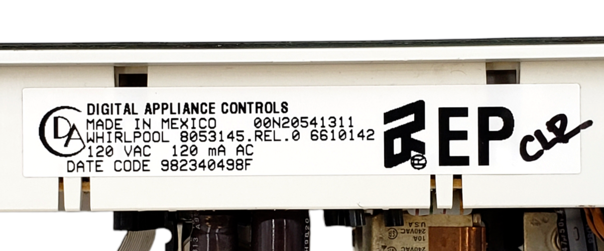 Genuine Whirlpool Range Control Board 8053145 *Same Day Ship & 60 Days Warranty*