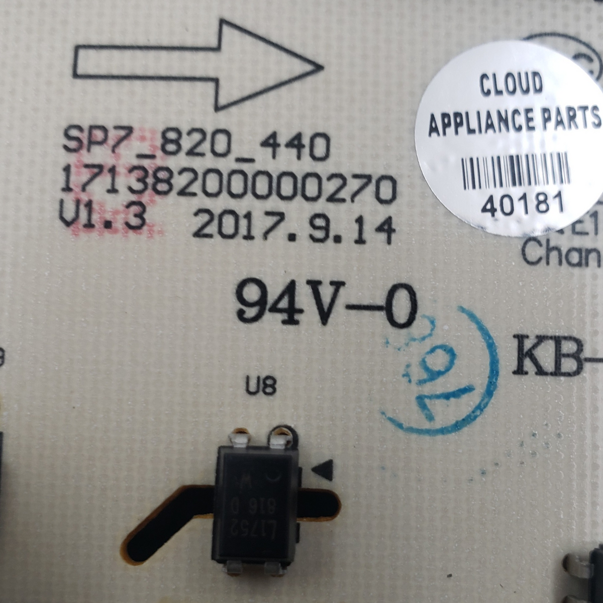 Midea OEM Dryer Control Board 17138200000270 **Same Day Ship & 60 Days Warranty*