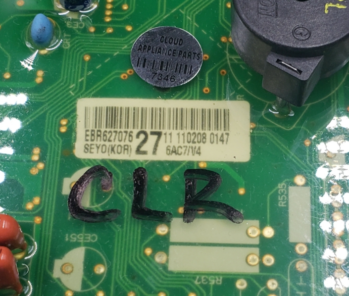 Genuine LG Dryer Control Board EBR62707627 Same Day Shipping & *60 Days Warranty