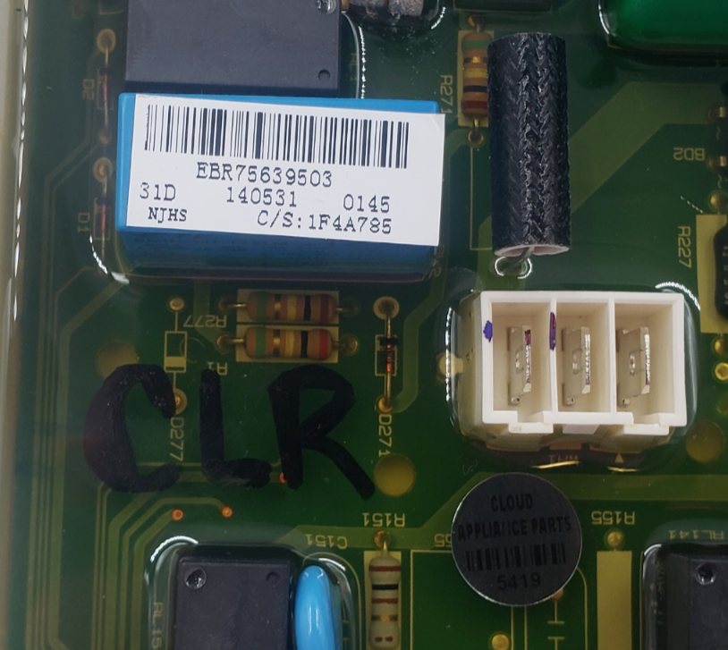 Genuine LG Washer Control Board EBR75639503 Same Day Shipping & 60 Days Warranty