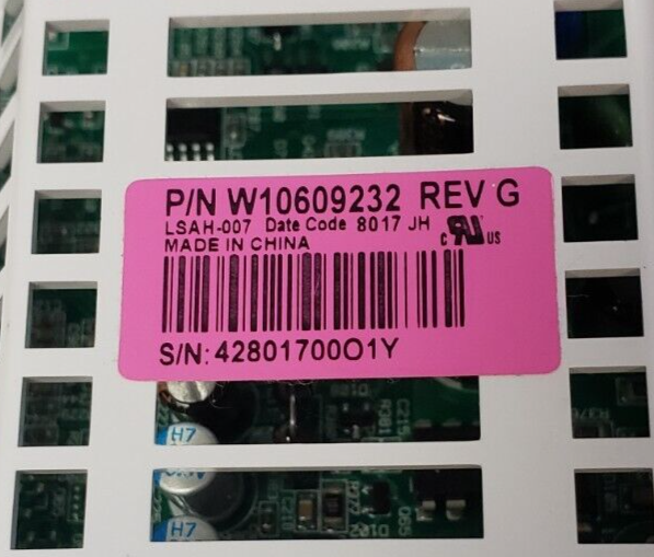 Genuine Whirlpool Dryer Control Board W10609232 Same Day Ship & 60 Days Warranty