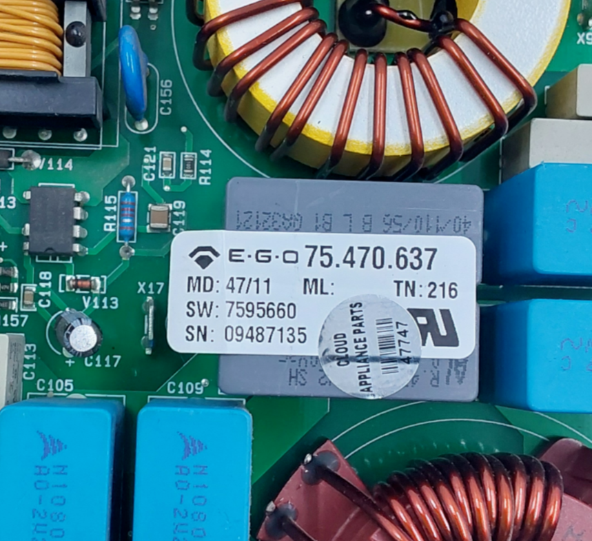 Genuine OEM GE Range Control Board 7595660 Same Day Shipping & 60 Days Warranty*