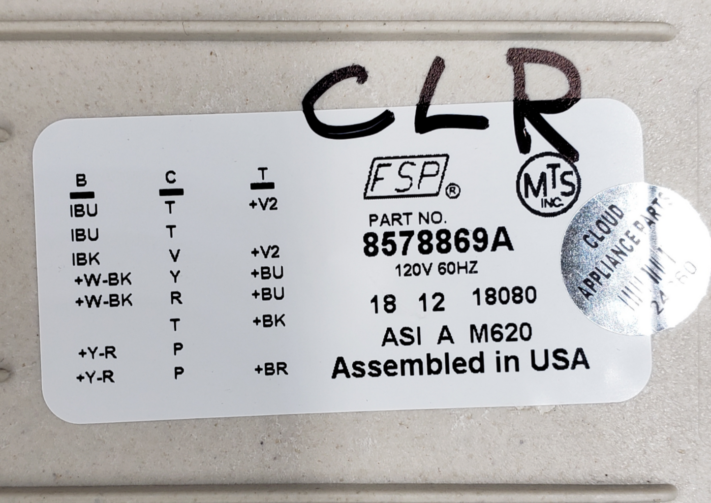 Genuine Whirlpool Washer Timer Assembly 8578869 Same Day Ship & 60 Days Warranty