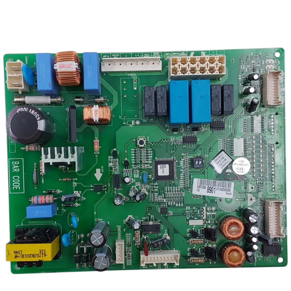 LG Genuine Fridge Control Board EBR75568901 Same Day Shipping & 60 Days Warranty