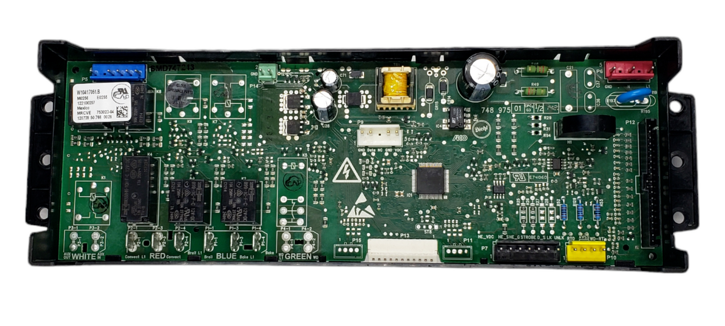 Genuine Whirlpool Range Control Board W10417051 Same Day Ship & 60 Days Warranty