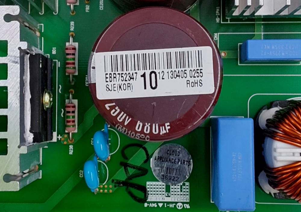 Genuine LG Fridge Control Board EBR75234710 Same Day Ship & 60 Days Warranty