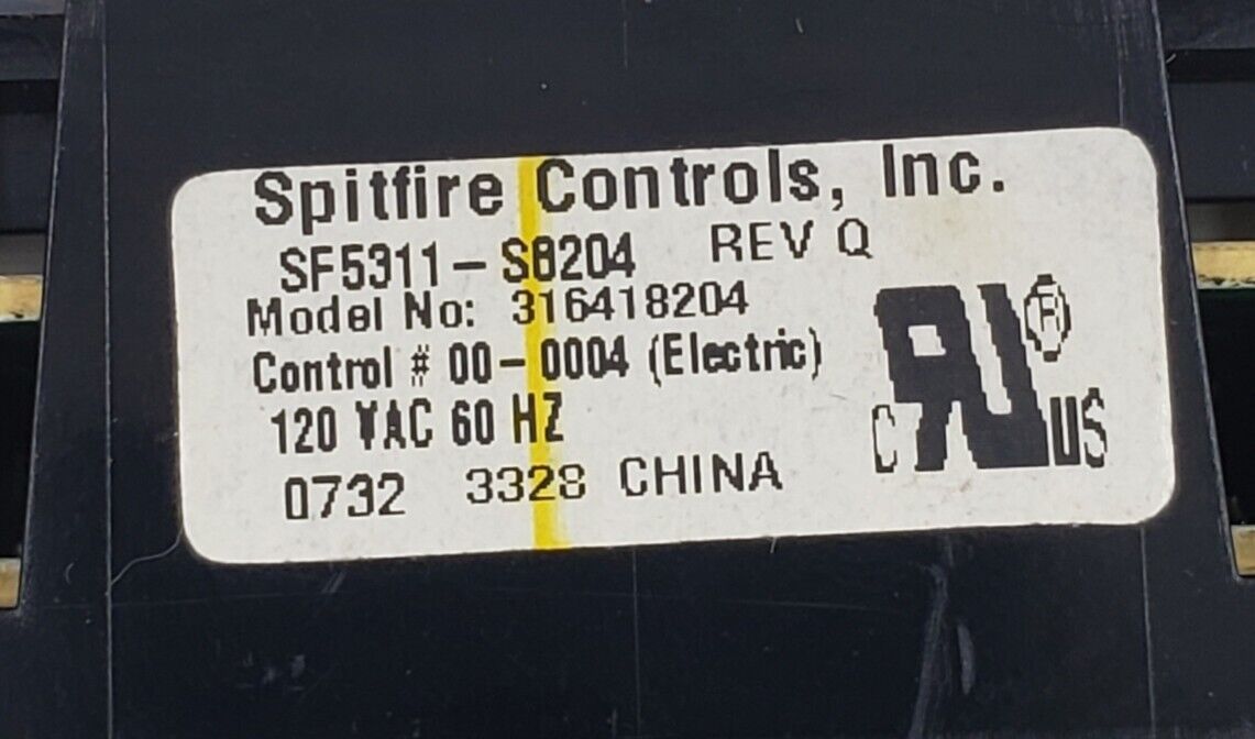 Genuine Frigidaire Oven Control Board 316418204 Same Day Ship & 60 Days Warranty