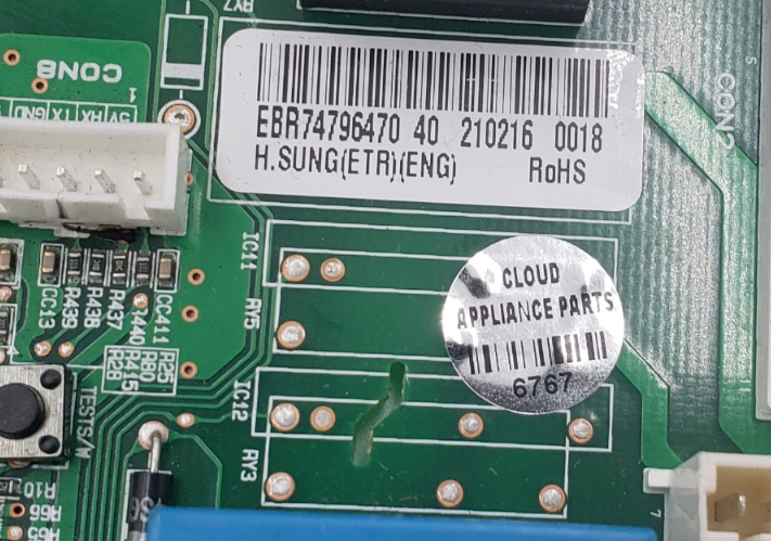 Genuine LG Refrigerator Control EBR74796470 Same Day Shipping & 60 Days Warranty
