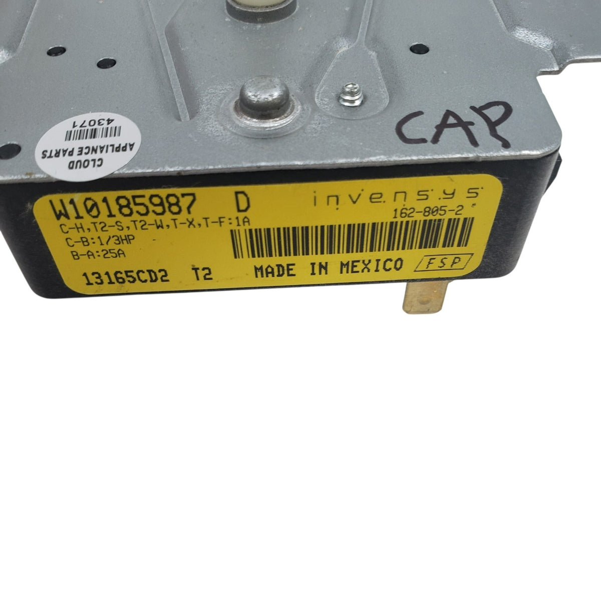 Whirlpool Genuine Dryer Timer W10185987 ****Same Day Ship & 60 Days Warranty****