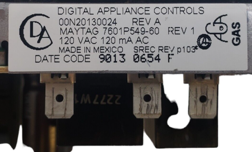 Genuine Maytag Oven Control Board 7601P549-60 Same Day Ship & *60 Days Warranty*