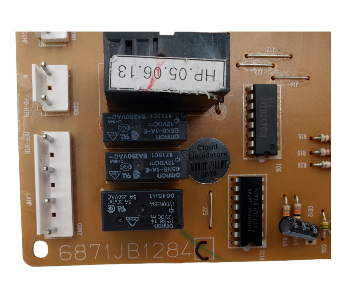 Genuine LG Refrigerator Control 6871JB1284C Same Day Ship & **60 Days Warranty**