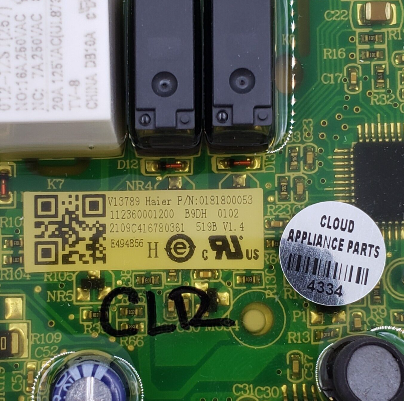 Genuine Haier Dryer Control Board 0181800053  *Same Day Ship & 60 Days Warranty*
