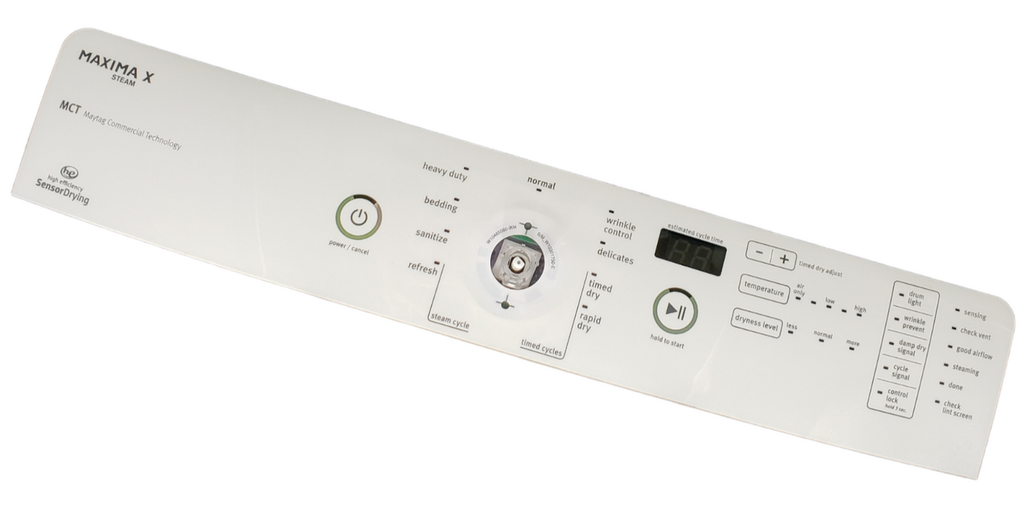Genuine Whirlpool Dryer Control Panel W10469304 Same Day Ship & 60 Days Warranty