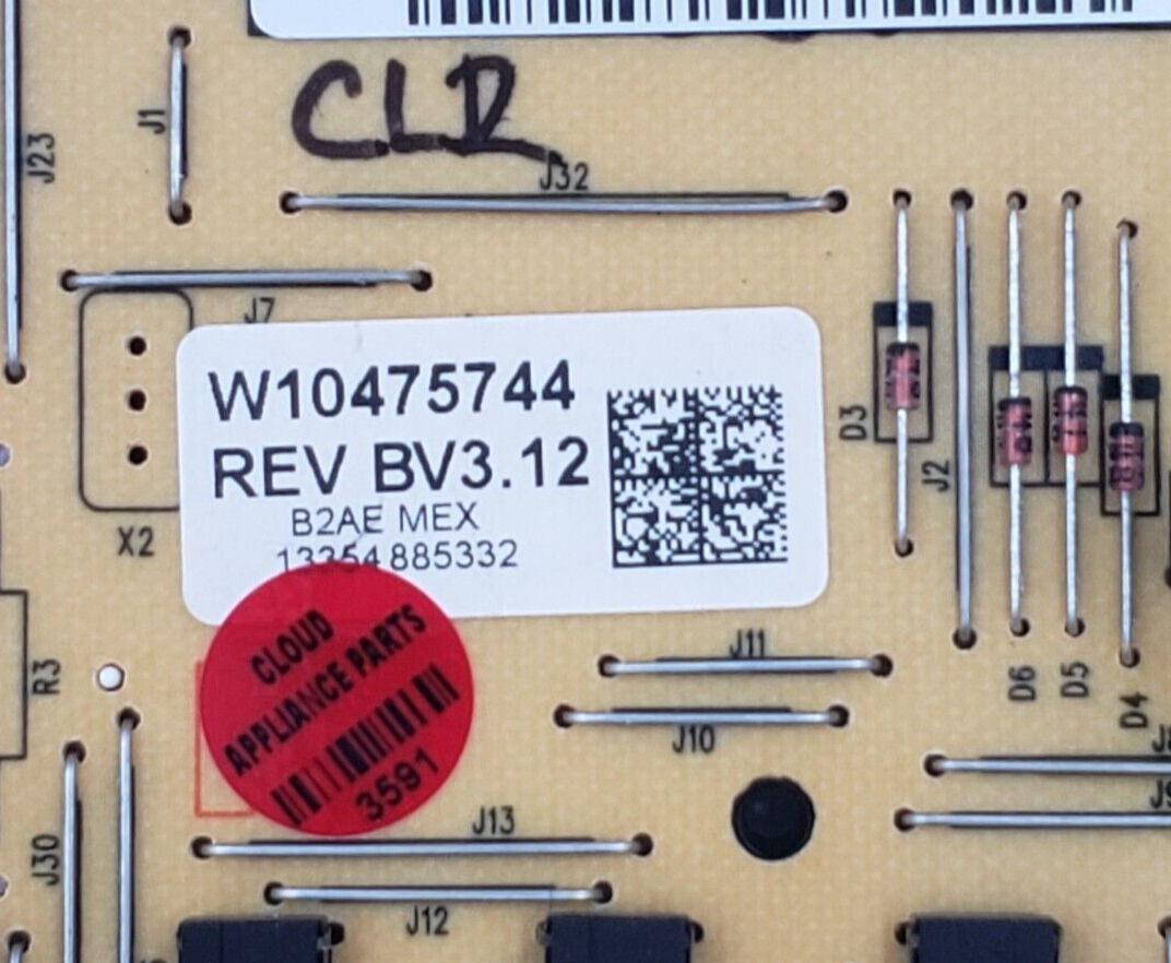 Genuine Whirlpool Range Control Board W10475744 Same Day Ship & 60 Days Warranty