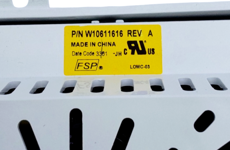 Whirlpool Washer Control Board W10611616 – OEM Replacement, Same Day Shipping, 5-Year Warranty