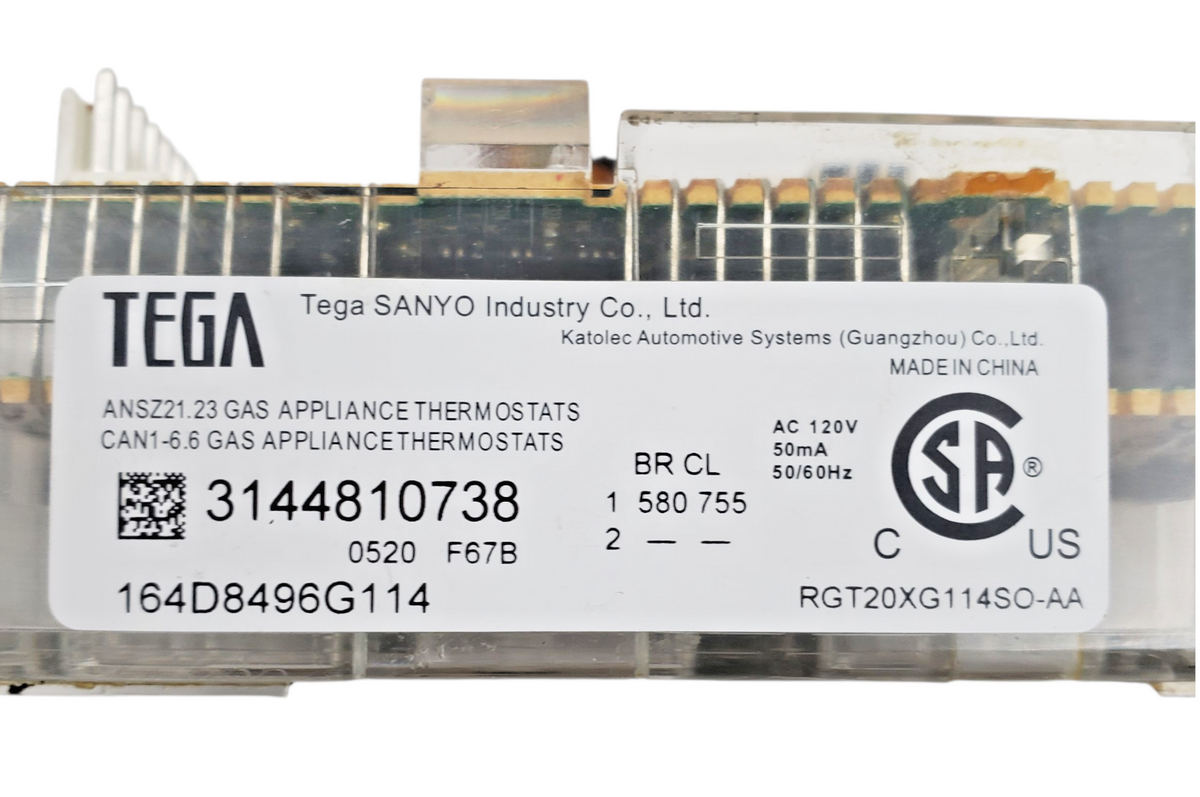 Genuine GE Range Control Board 164D8496G114 Same Day Shipping & 60 Days Warranty